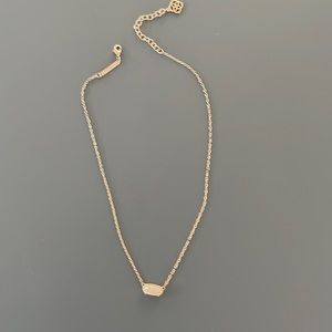 Kendra Scott Elisa Rose Gold Pendant Necklace